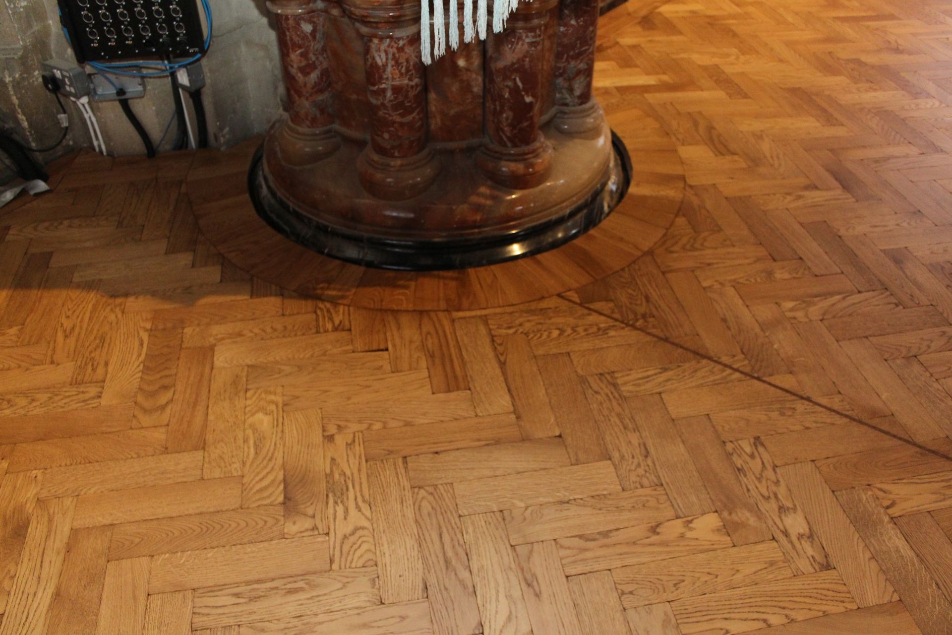 Christ Church Herringbone parquet fitters