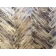 Tumbled Rustic Burnt Oak Parquet Flooring Blocks Natro Finish size 16x70x280mm