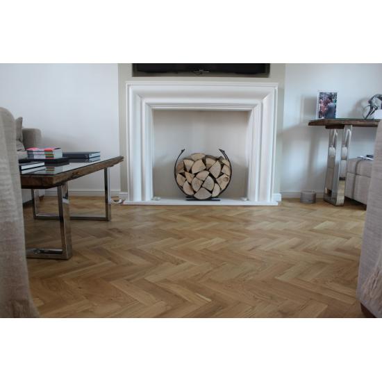 Tumbled Prime Oak Parquet Flooring Mat Oil Finish, size 16x70x280mm