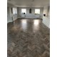 P131 Vulcanic Dust Tumbled Parquet Flooring, size 16x70x280mm