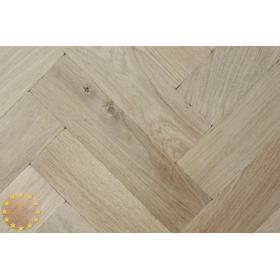 Tumbled Rustic Oak Parquet Flooring Blocks Unfinishead 16x70x280mm