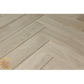Sample of P104/22 Rustic Microbevel Oak Parquet Flooring Blocks Unfinishead 22x70x280mm