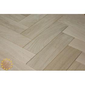Sample of P106/16 Prime Microbevel Oak Parquet Flooring Blocks Unfinishead 16x70x280mm