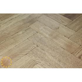 Tumbled Rosland Oak Parquet Flooring Blocks Mat Oil Finish, size 16x70x280mm