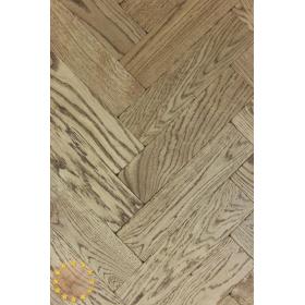 P119/16 Walnut Tumbled Parquet Flooring, size 16x70x280mm