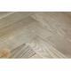 Sample of P122/16 Tumbled Parquet Flooring, Weather Oak size 16x70x280mm