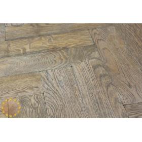 Sample of P123/16 Moonlight Solid Oak Parquet Blocks Size 16x70x280mm