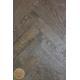 Sample of P123/22 Moonlight Solid Oak Parquet Blocks Size 22x70x280mm