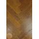 Sample of P126/22 Tumbled Rustic Oak Parquet Flooring Blocks Natural Mahogany Finish, size 22x70x280mm