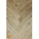 P127/22 Light Burnt Tumbled Parquet Flooring, size 22x70x280mm