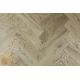 P127/22 Light Burnt Tumbled Parquet Flooring, size 22x70x280mm