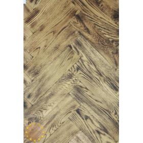 P128/16 Tumbled Parquet Floor Burnt, size 16x70x280mm