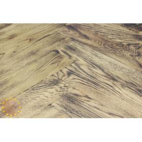 P128/22 Tumbled Parquet Floor Burnt, size 22x70x280mm