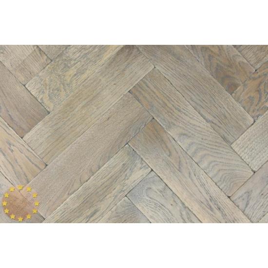 P131 Vulcanic Dust Tumbled Parquet Flooring, size 16x70x280mm