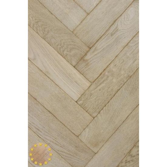 P131/16 White Reaction Solid Parquet Flooring, size 16x70x280mm