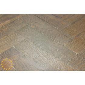 Sample of P132/22 Old Mahogany Solid Parquet Flooring, size 22x70x280mm