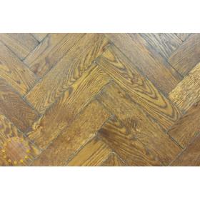 Sample of P135/22 Fawn Brown Solid Parquet Flooring, size 22x70x280mm