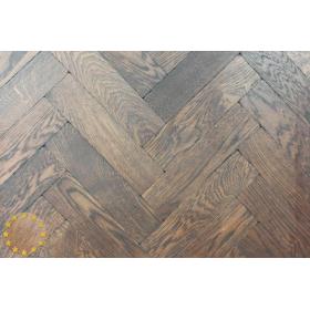 Sample of P136/22 Wenge Solid Parquet Flooring, size 22x70x280mm