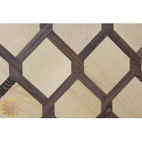 Sample of MW03 Mansion Weave Unfinish + Wenge