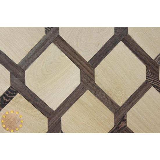 Sample of MW03 Mansion Weave Unfinish + Wenge