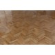 Tumbled Rustic Oak Parquet Flooring Blocks Satin Oil Finish, size 16x70x280mm